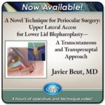 2024 A Novel Technique for Periocular Surgery: Upper Lateral Access for Lower Lid Blepharoplasty – A Transcutaneous and Transpreseptal Approach QMP